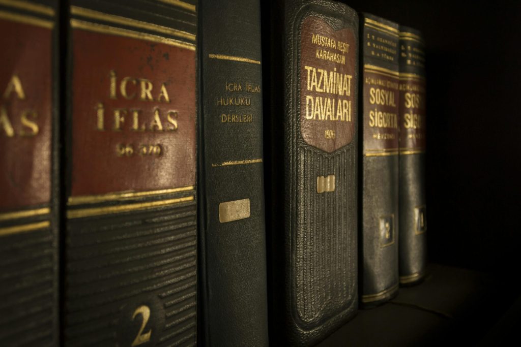Nahaufnahme alte Bücher